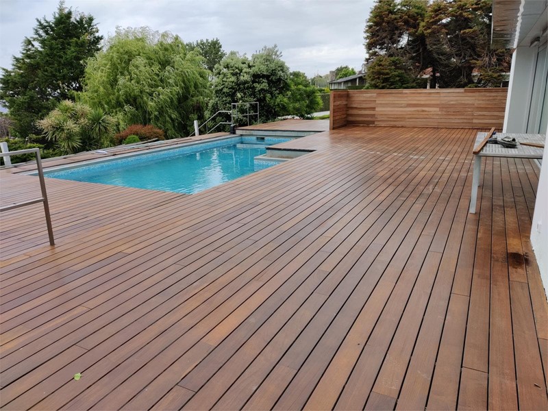 J Madera piscina después 