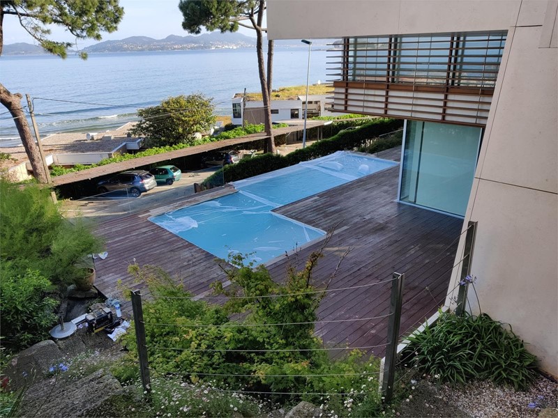 K Madera piscina antes